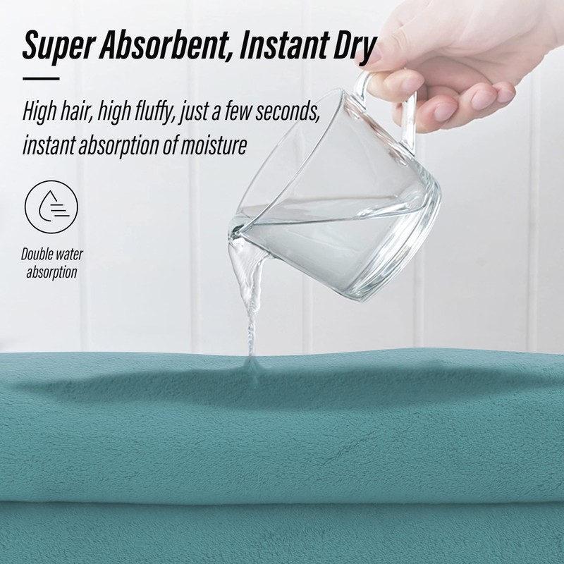 MOONQUEEN Ultra Soft Towel Set-Quick Drying - 2 Bath Towels