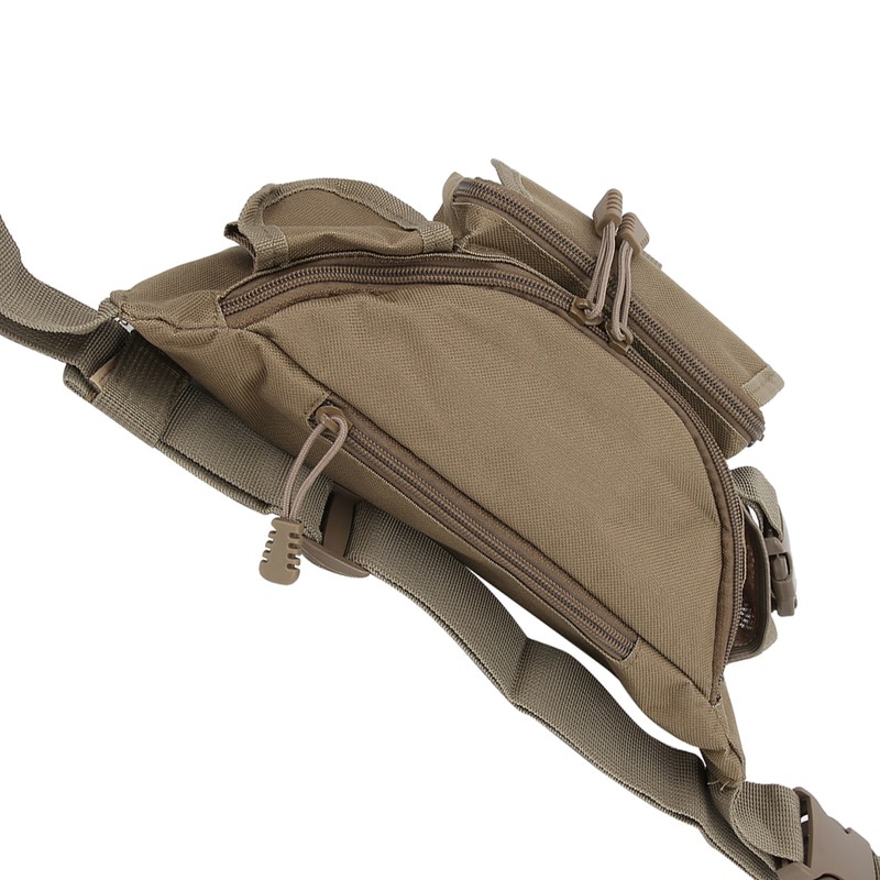Fishing Bag Portable Polyester Storage Pack Bumbag Adjustable for Outdoor