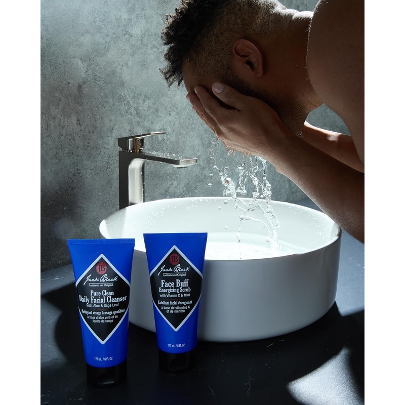 Jack Black Men's Skincare Kit, Men's Gift Set, Travel-Ready