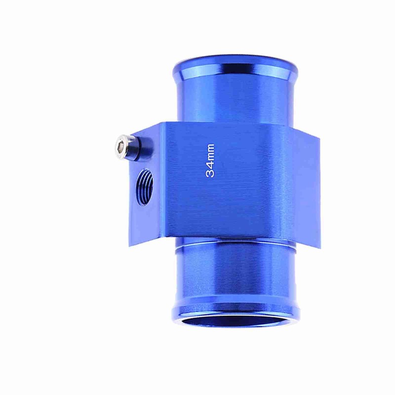 Universal Metal Car Water Temperature Sensor Adapter Blue for Most