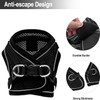Adjustable Cat Harness, Escape Proof, Adjustable Cat Harness with Lead,