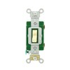 Leviton 30 Amp, 120/277 Volt, Toggle Single-Pole AC Quiet Switch,
