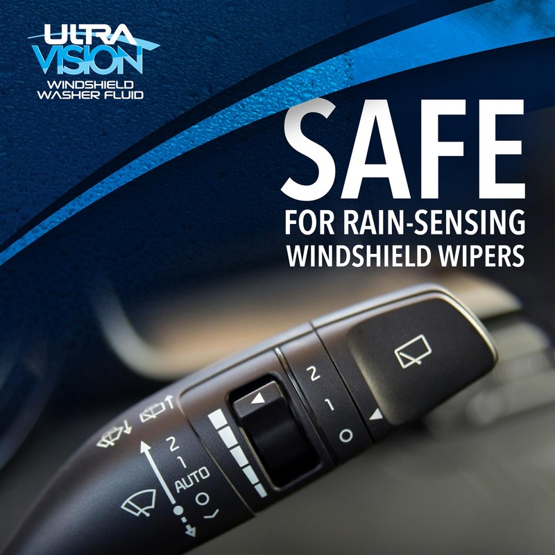 UltraVision Windshield Washer Fluid - Advanced Formula for Car Windshield