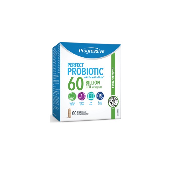 Progressive Nutritionals Perfect Probiotic 60 Billion Extra Strength - 60 V-Caps