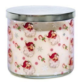 Christmas Candle, Xmas Cookies Scented Candle, Large 3 Wicks, 14 oz Santa