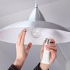 DECHOUS Light Socket Extender, 2Pcs Light Bulb Socket Extender Outdoor