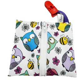 Hickman Line Bag, Central Line Bag, NGT Nasal Gastric Tube Bag with Clip and Zipper, Protective Wiggly Bag Pouch, Splashproof bag made with Waterproof fabric (OWLS)