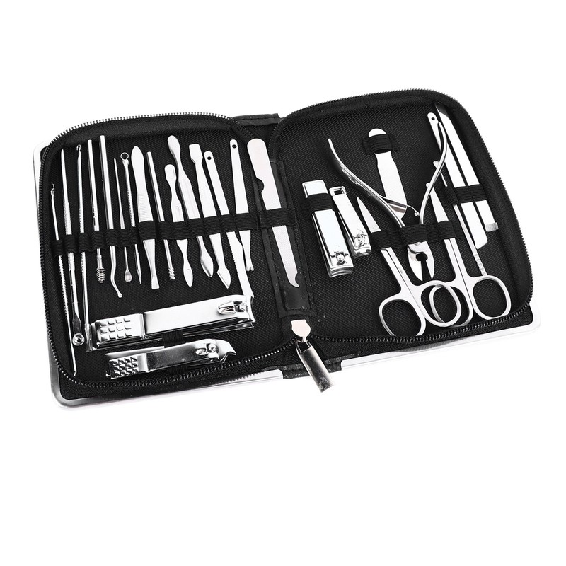 26Pcs Eyebrow Tweezers Manual Stainless Steel Rugged Versatile Lightweight Nail