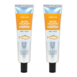 Lebelage Nutri Salmon Eye Cream for Face 40ml / 1.41 fl. oz. x 2 Pack Wrinkle care & Skin nourishing