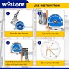 Wostore 1/2" Heavy Duty Tubing Bender Tube Bender Roller 180°