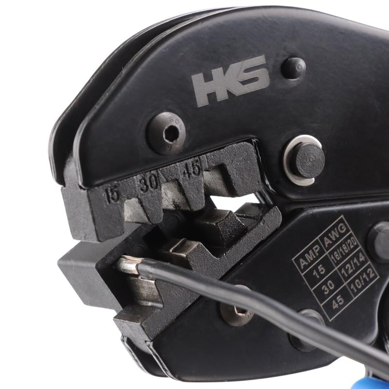 HKS Ratchet Crimping Tool for 5, 30 & 45 Amp