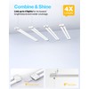 Sunco 6 Pack LED Workshop Garage White Shop Light 4FT,