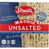 Streit's Unsalted Matzo, 11 Ounce (Pack of 4)