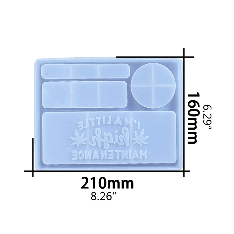 ZORESCOLEO Silicone Pallet Resin Mold Rolling Pallet Mold Storage Box
