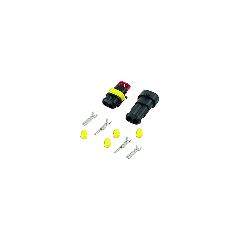 Connect 37227 Automotive Electric Supaseal Connector Kit 2 Pin 10pc
