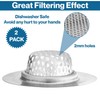 2-Pack Kitchen & Bathroom Sink Drain Strainers I 2.25 Inch