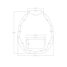 KAISH Bass Pickguard Fit for Musicman classic 4 string StingRay bass models Black 3Ply