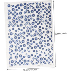 Gadpiparty Papel de Transferencia para Cerámica Delicada Calcomanía de Cerámica, 4 Hojas Resistentes para Pottery y Manualidades DIY sin Deformación