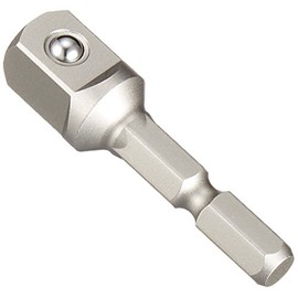 HiKOKI Socket Adapter for Impact Driver, Hex Width: 9.5mm (3/8 inch), Total Length: 45mm (1.77 inches), for Drive Square, 0030-5069