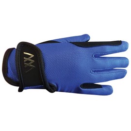 Woof Wear Young Rider Pro Gloves - Electric Blue - Breathable - Unisex - Specifically designed for the needs of young riders