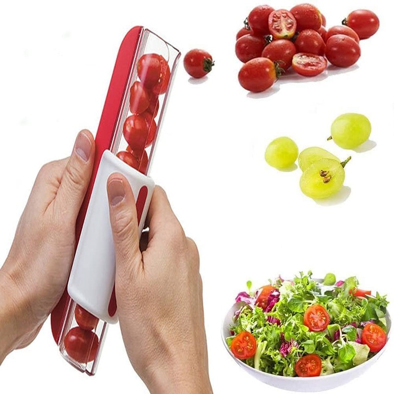 LATRAT Cutting Cherry Tomatoes Grapes Tomatoes Fruit Kitchen Decoration Kitchen