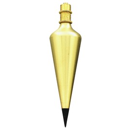 General Tools 800 16 Brass Plumb Bob, 16 Ounce