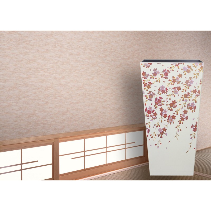 TATSU-CRAFT Maki-e Style Dust Box, No Lid, M Angle, Cherry