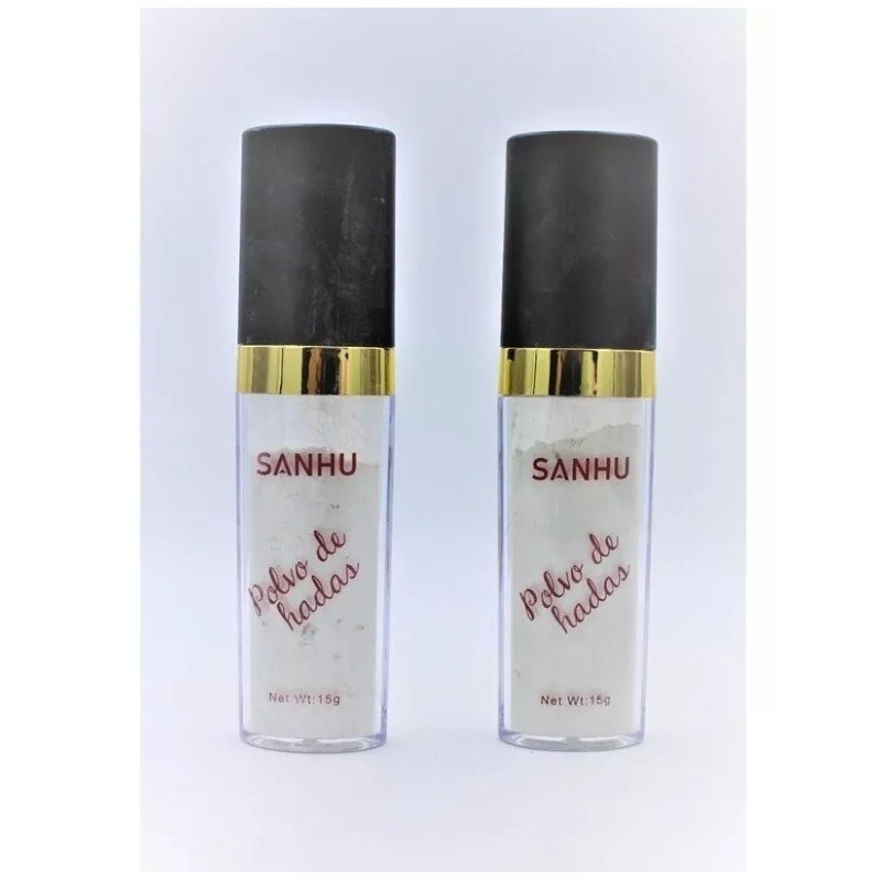 sanhu Polvo De Hadas Iluminador Cara Y Cuerpo Iluminador Blanco