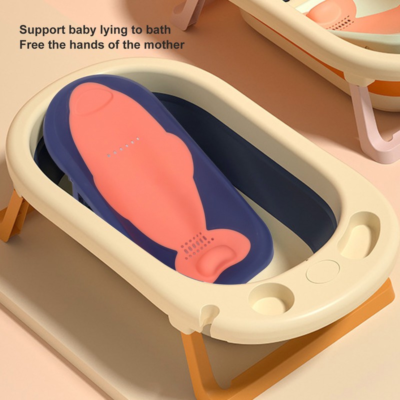 Baby Bath Support Quick Dry Folding Slip Resistant Spine Protection