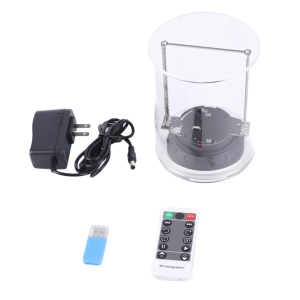 3D Hologram Fan 1080x160P 160 LEDs 3.9inch Diameter WiFi APP