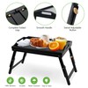 Mayyol Breakfast Bed Tray for Eating - Height Adjustable Raised