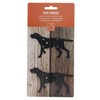 Esschert Design Black Metal Dog Hinges - Right Door