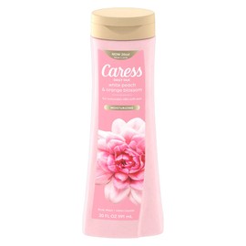 Caress Body Wash With Silk Extract For Noticeably Silky, Soft Skin Daily Silk Body Soap With White Peach & Orange Blossom 20 fl oz