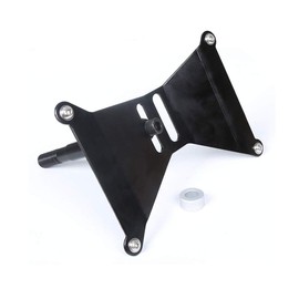 ECOTRIC Front Tow Hook License Plate Bracket Compatible with 2015-2018 Subaru WRX STI, No Drill License Plate Mount Holder Adapter Kit, License Tag Mounting Kit