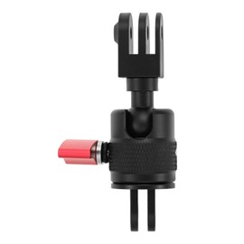 Aupoko 360 Degree Adjustable Action Camera Adapter Aluminum Alloy Camera Mount for Action Camera 12/11/10/9/8/7/6/5/4/3