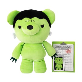 COMICS UNIVERSE Deddy Bears Frankenbear - Bolsa Corporal, Peluche de 12 Pulgadas, Regalo, Hora de Dormir para niños, Adolescentes y Adultos (Verde)