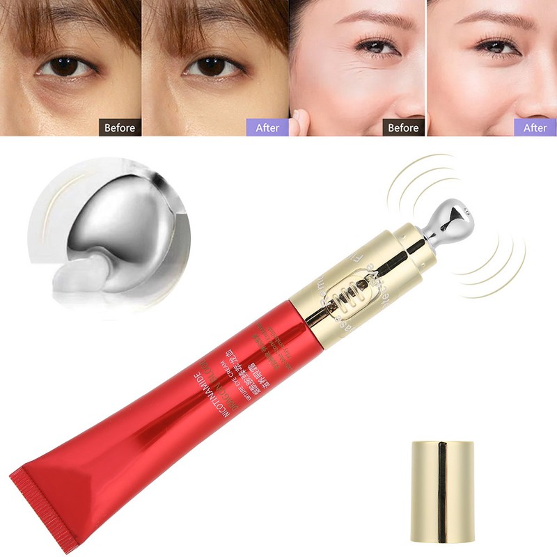 20g Electric Massage Eye Cream Dark Circles Eye Bag Removal