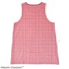 St. Women's Gingham Checkered Apron, M - L Free, red