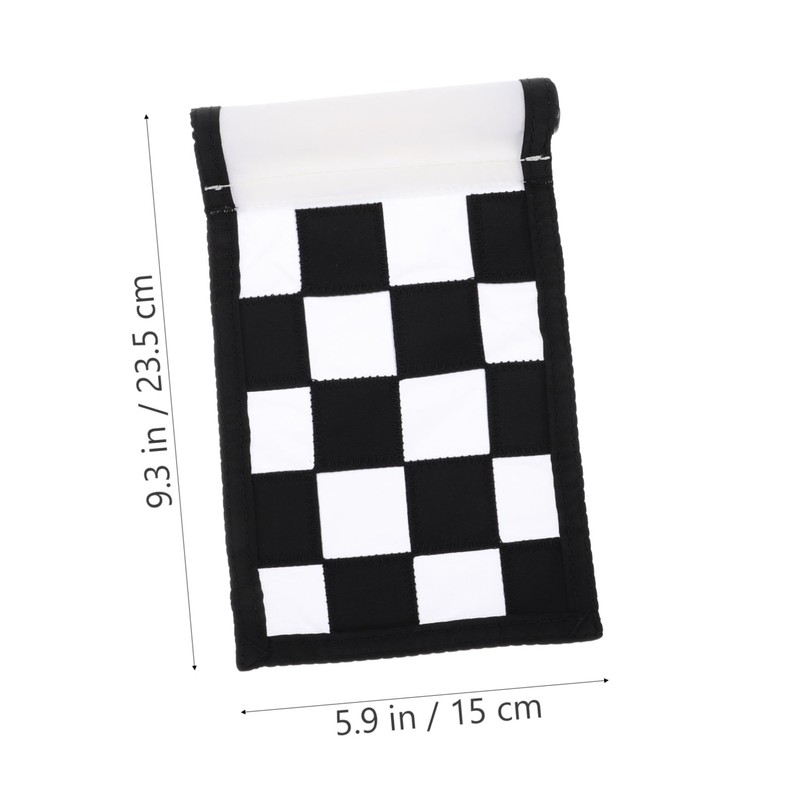 BESPORTBLE Golf Practice Flag Checkered Detachable Training Flag for Putting