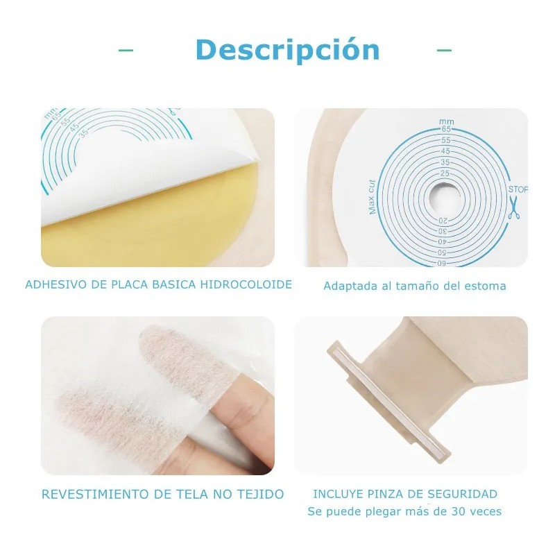 Bolsas Para Colostomía Articulos Para Ostomía 20 Pzas