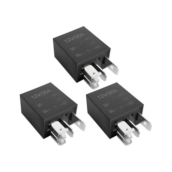 BLAU GRUN BLAU GRUN 5 Pin 12V 30A Car Relay,