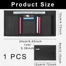 Slim Wallets for Men UK, Thin Compact Travel Small Coin Purse with Carbon Fiber, RFID Blocking Minimalist Front Pocket Wallets for Men, Holds Up to 6 Cards and Cash with Zipper, Gifts for Fathers