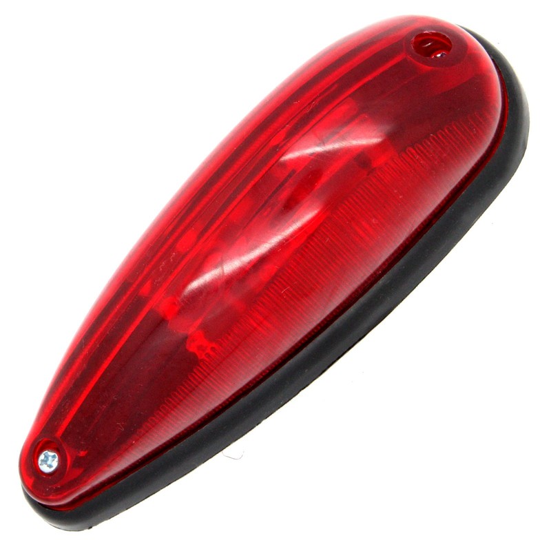 ECCPP 2 Red 2 Amber Tear Drop LED Marker Light