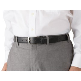 Ikenohata Silver Leather Shop OT-016 Tochigi Leather Men's Belt, 1.2 inches (30 mm) (Men's Belt, Business, Gentleman, Tochigi Leather, Genuine Leather, Made in Japan), dark brown