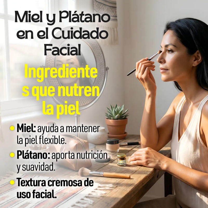 Mascarilla Miel Plátano Cara Tlali