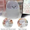 JVHLOV Desktop Trash Can with Lid, Mini Desktop Bin, Plastic