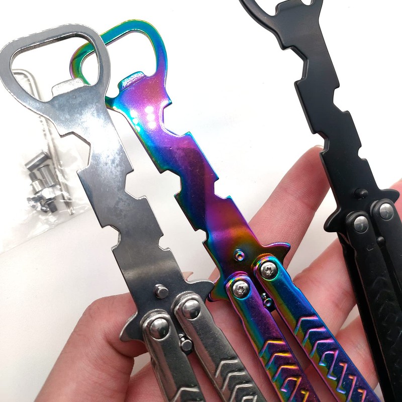 Beautiful Bottle Opener,Bottle Opener,Heavy Stainless Steel Folding Exercise Bottle Opener(3
