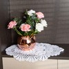 Feyarl 2 Pcs Crochet Cotton Lace Table Placemats Handmade Doilies,