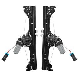 Front Right Power +Left Power Window Regulator and Motor Assembly Compatible with Fiat 500 1.4L 2012-2019 Replaces Part Number 751-649 751-648 Driver Side + Passenger Side
