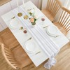 CHUQING Table Runner White Chiffon Table Runner Wedding Communion 420